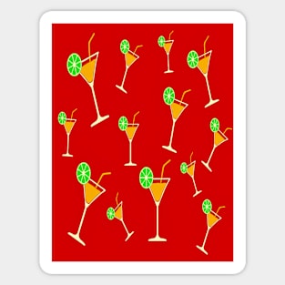 Bloody margarita drinks Sticker